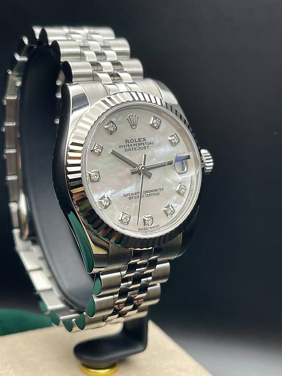 Rolex Orologi: Rolex Datejust 31 Mutterperlmutt und Diamanten 178274 – Usato da Lugano venduto da luganotopwatches 3