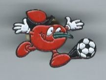 Lustiger Fussball Pin