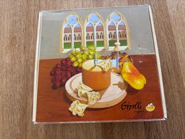 vintage 1980er Girolle Käsehobel Tete de Moine in OVP TOP