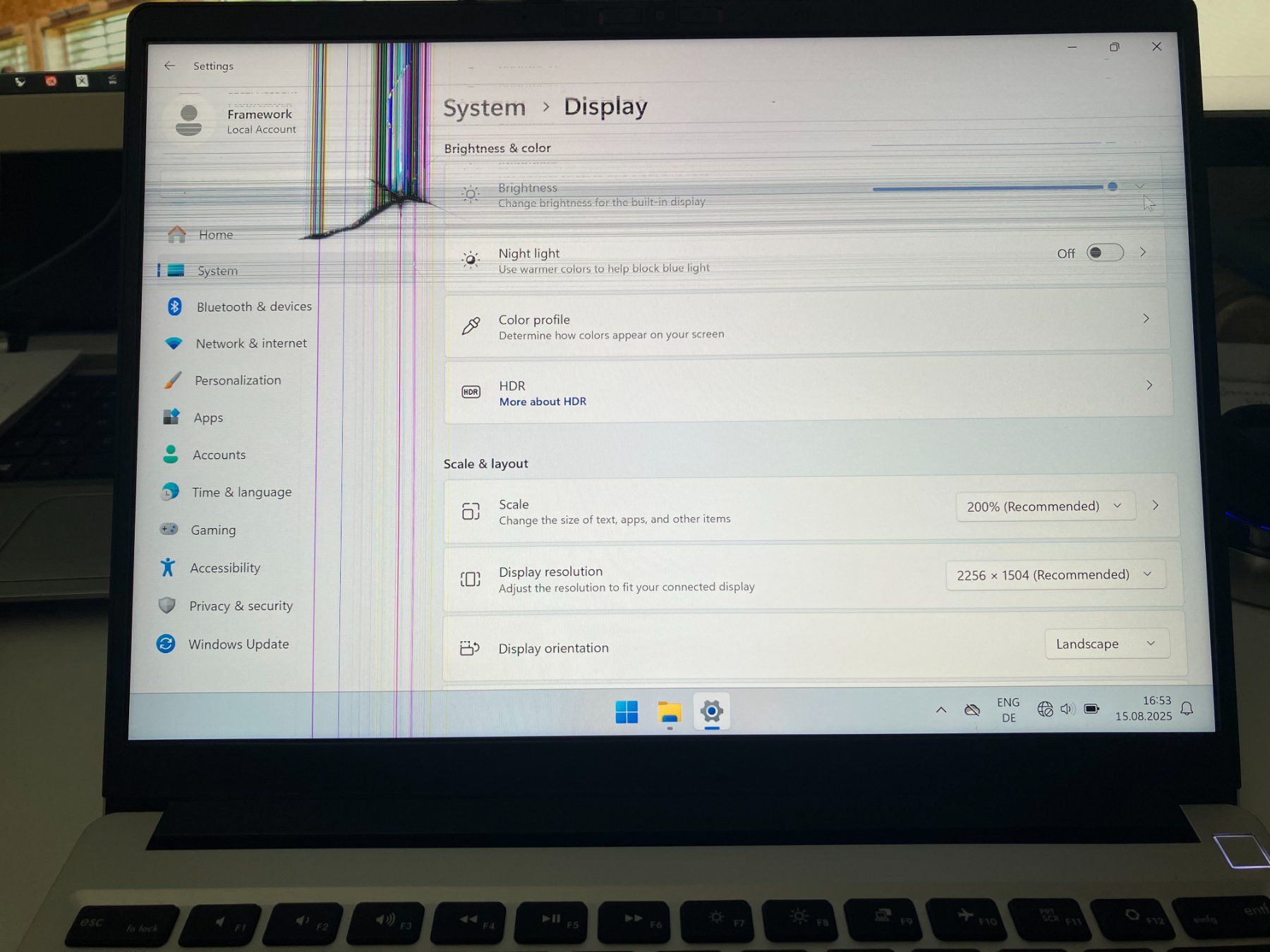 Notebooks: Framework 13 Laptop - Display – Defekt aus Termen von Timotei 3