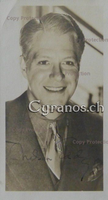 Autogramme: Nelson Eddy (1901-1967) Schauspieler - Autogramm – Gebraucht aus Dietikon von cyranos1