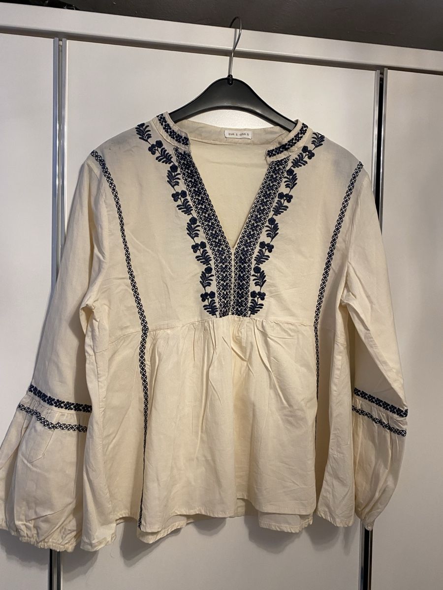 Camicette: Damen Bluse Gr.S 100% Baumwolle – Usato da Pfungen venduto da Sheki56