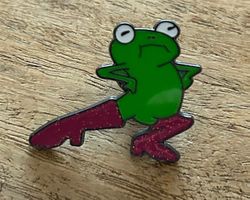 Lustiger Pin Frosch