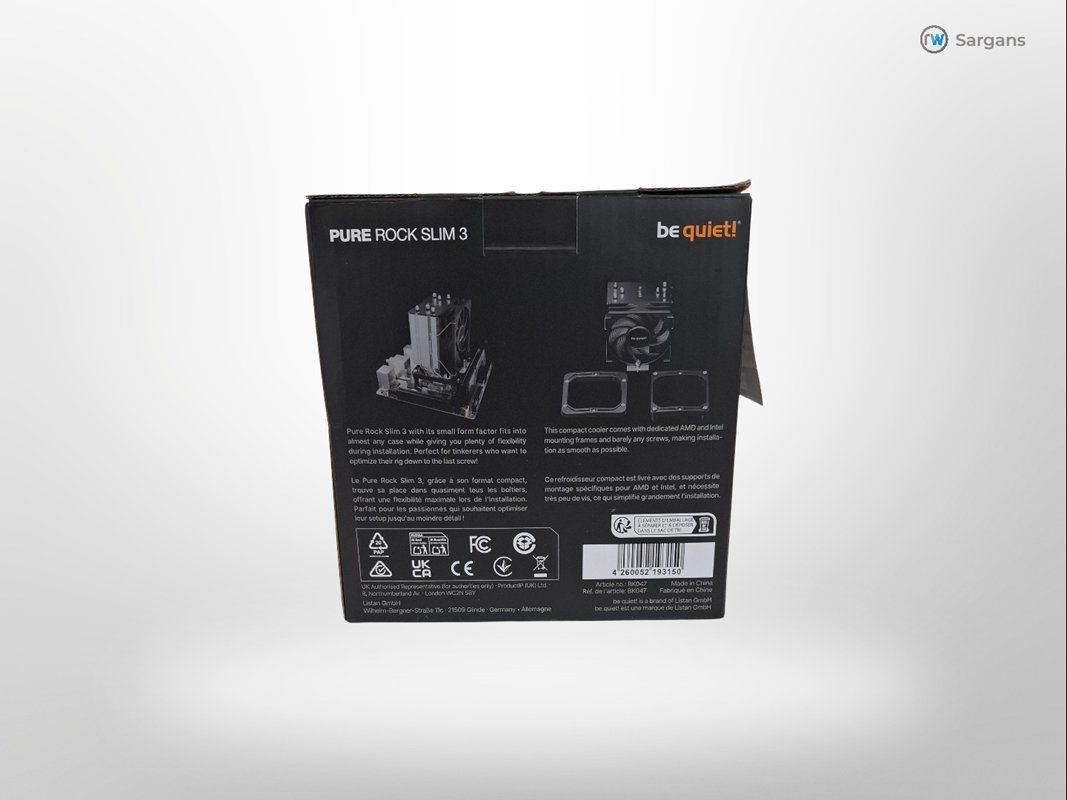 beQuiet! Ventilatori: BE QUIET! Pure Rock Slim 3 – Nuovo (secondo la descrizione) da Sargans venduto da Restwert_Sargans 2