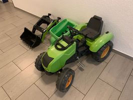 Kinder Traktor Defekt mit Anhänger, Gabel