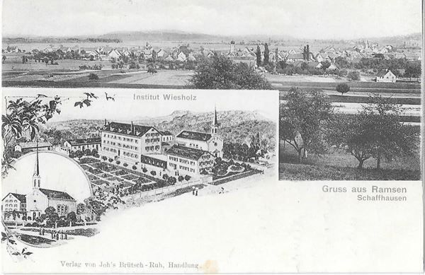Cartoline postali: Ramsen 3 Bilder Lithoähnlich – Usato da Olten venduto da clotaldi