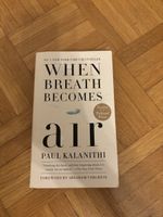 Livre When Breath Becomes Air - Paul Kalanithi