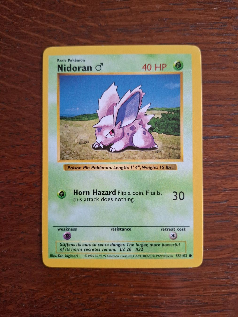 Pokémon Cartes à collectionner: Pokemon Nidoran Base Set Shadowless 55/102 – D'occasion à Giornico par ale_lc8k