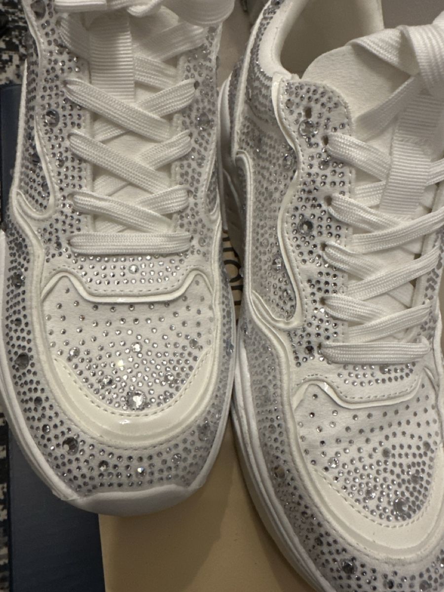 Scarpe da uomo: Ashton Aubry Sneakers mit Strass Weiss Grösse 41 – Nuovo (secondo la descrizione) da Dietikon venduto da vithya88 2