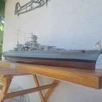Schlachtschiff  RC SCHARNHORST 1:150 inkl. Pläne dabei