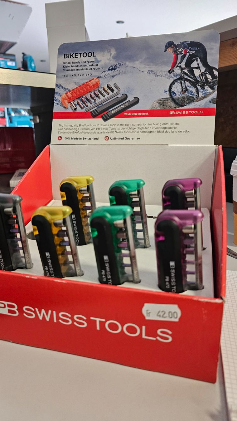 PB Swiss Tools Tutti gli attrezzi: PB Swiss Tools Biketool PB 470 black NEU & OVP – Nuovo e nell'imballaggio originale da Jegenstorf venduto da Bracher_Shop 4