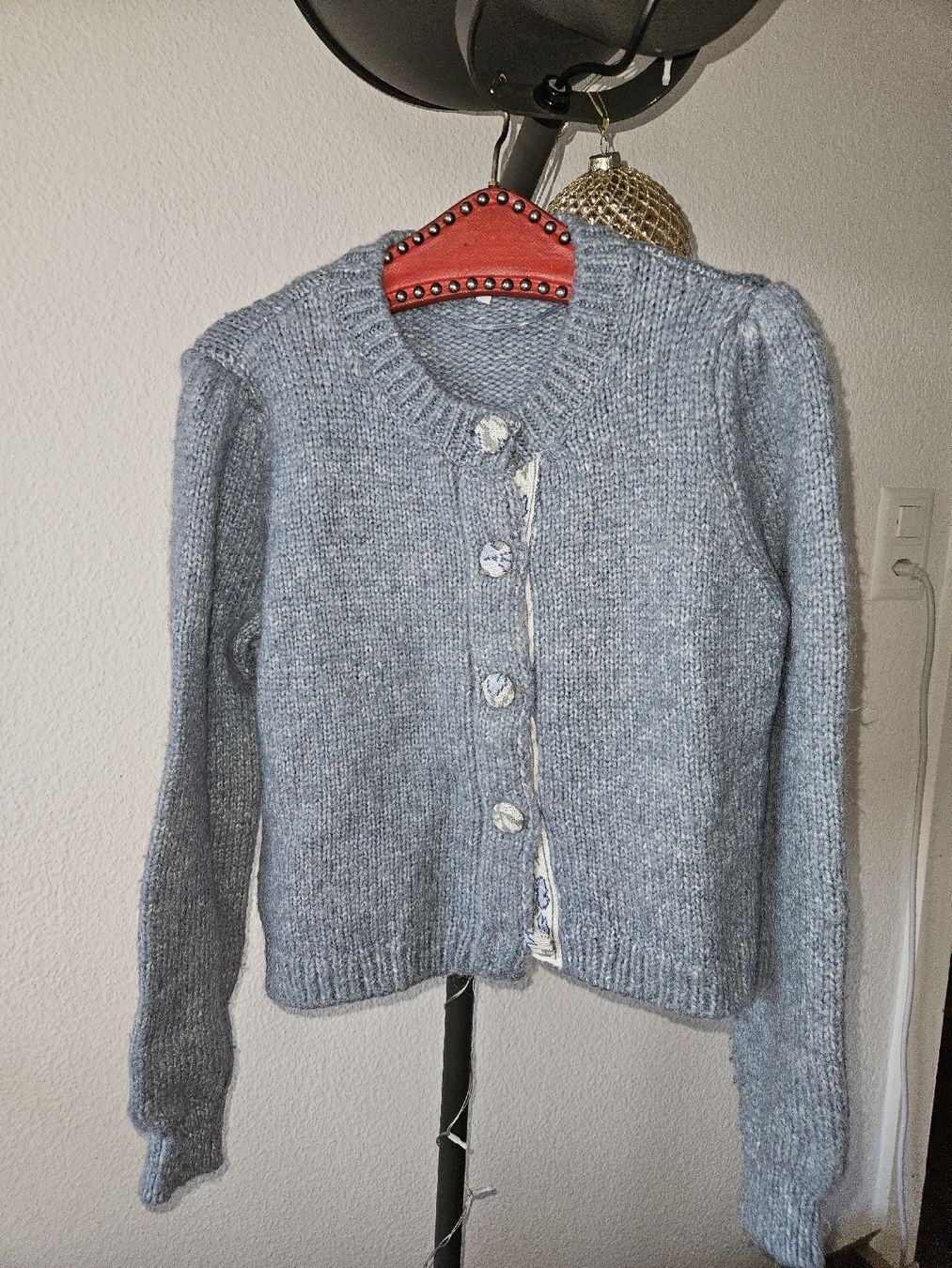 Mango Giacche: Mango Strickjacke hellblau xs Oversize – Nuovo (secondo la descrizione) da Zürich venduto da LK0138