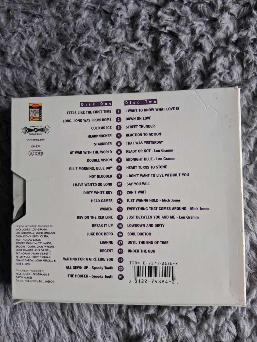 CDs: FOREIGNER    ANTHOLOGY    JUKEBOX HEROES    CD – Gebraucht aus Wetzikon ZH von Ramones01 1