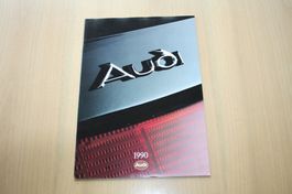Audi Modell Programm Prospekt 1990