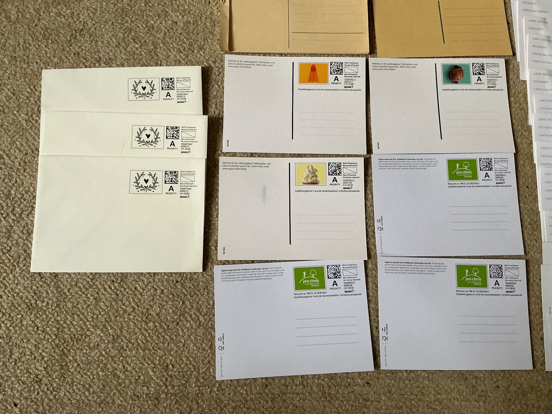 Tutti i francobolli: Konvolut Postkarten mit Briefmarken, Frankaturware – Usato da Jona venduto da Jancy60 2