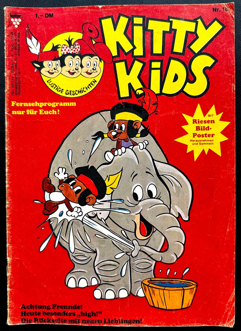 Fumetti: Kitty Kids Nr. 18, 1962, hunderte Comics eingestellt – Usato da Seltisberg venduto da quadartswiss