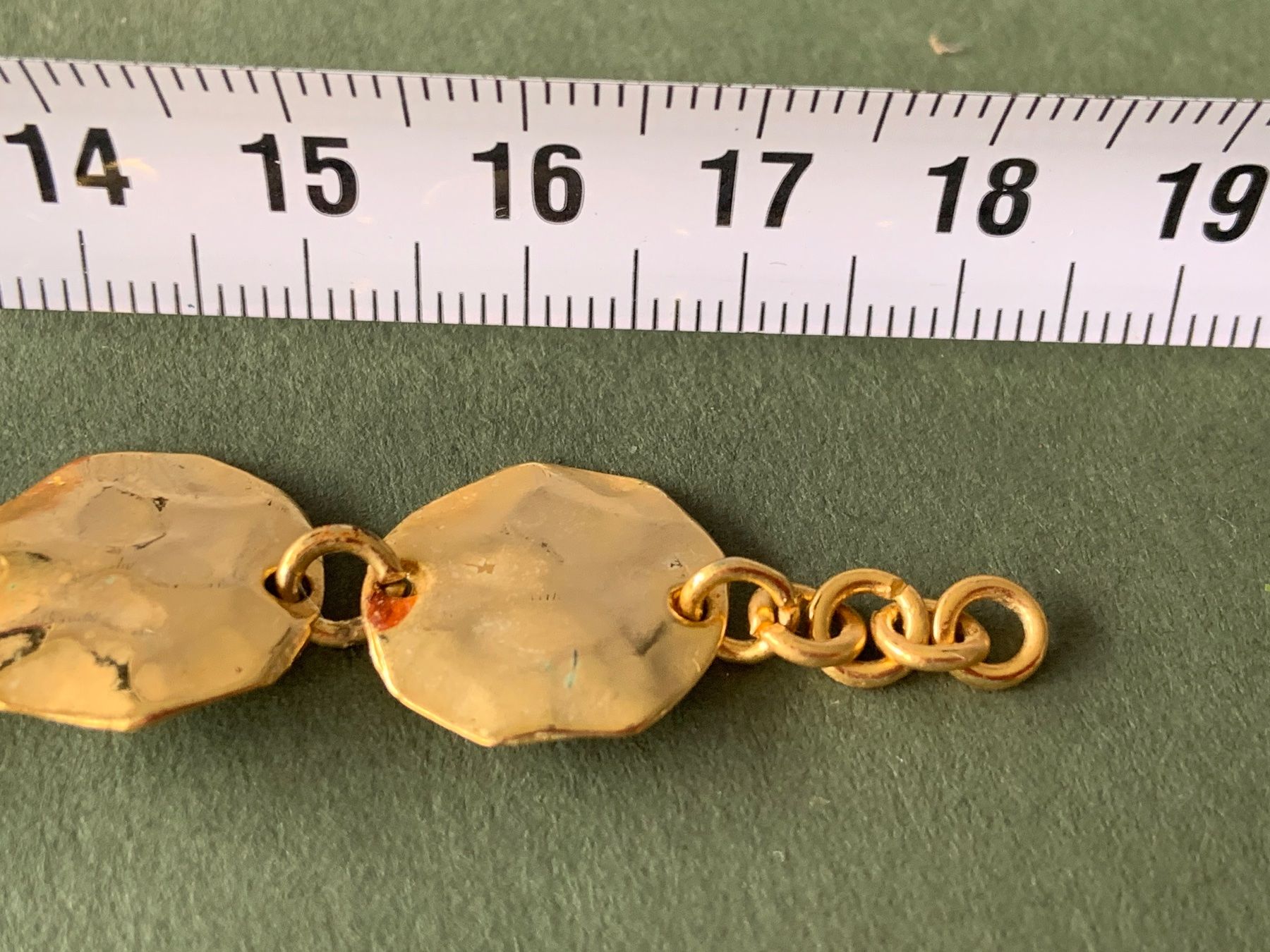 Bracciali & Braccialetti: armband goldig patiniert organisch – Usato da Laufen venduto da Bellebellezza 3