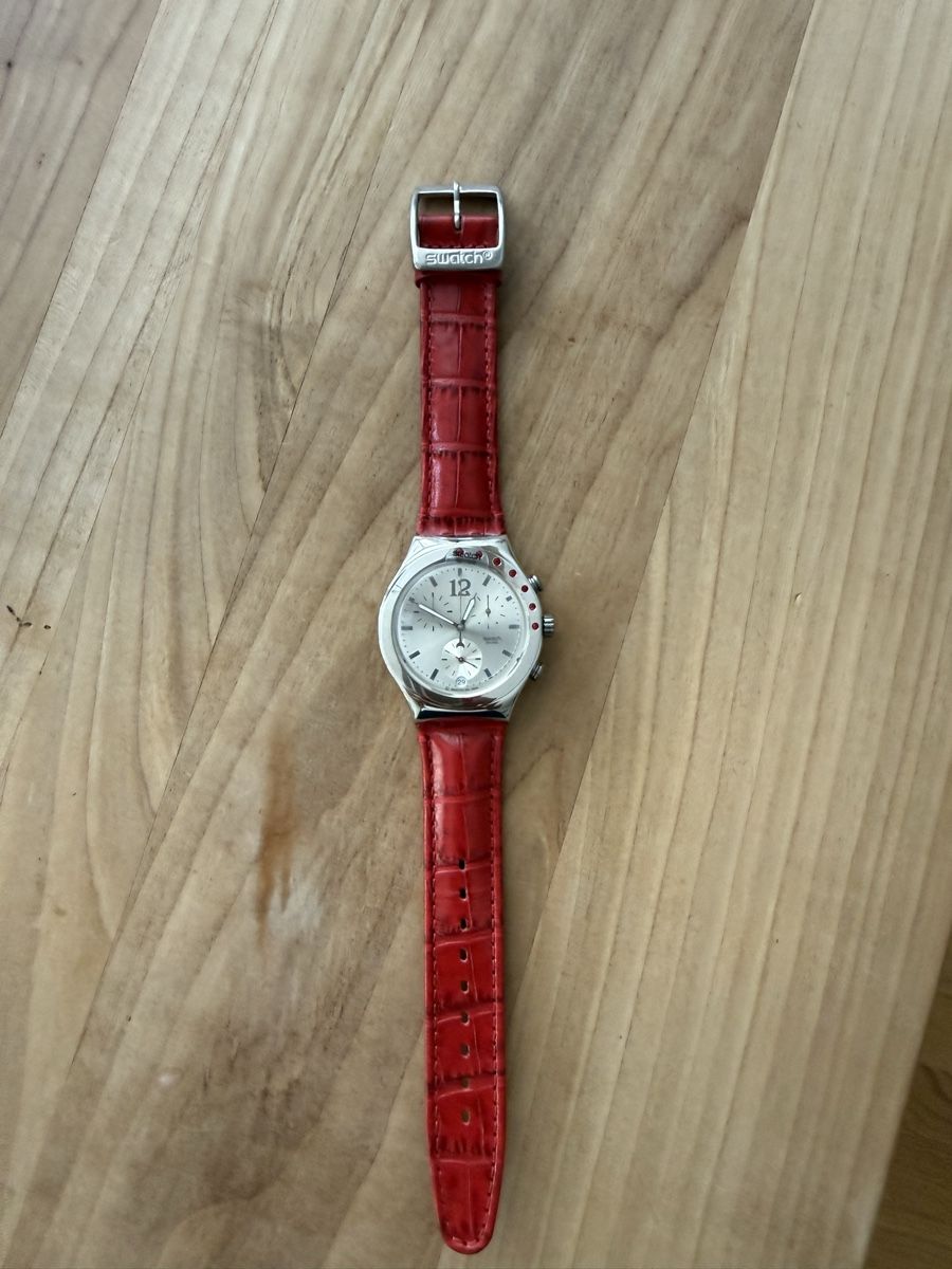 Swatch Orologi: Swatch Ivory Chrono nie getragen – Nuovo (secondo la descrizione) da Luzern venduto da Daniela1907 1