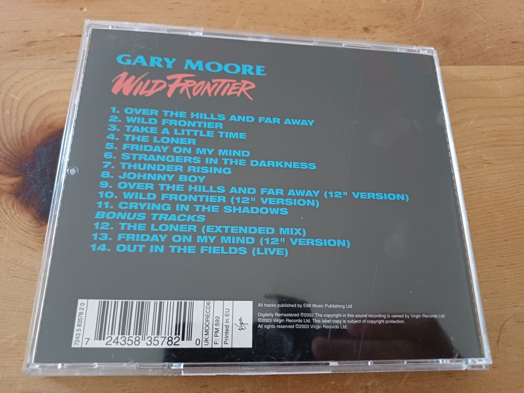 CD: Gary Moore: Wild Frontier (Remaster 2003) – Usato da Jona venduto da Rreto71 3