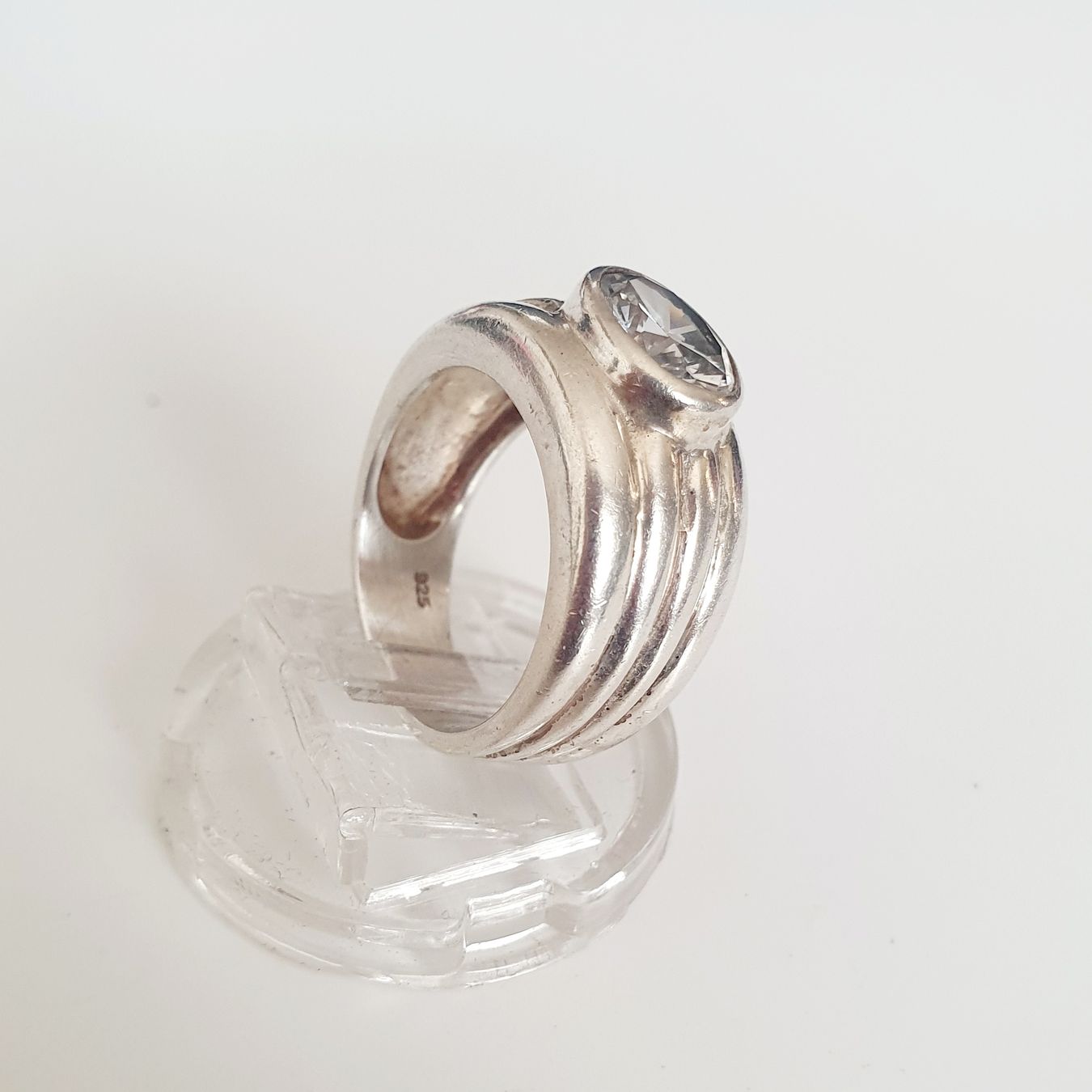 Bagues: Silber Ring  925 Silber mit Stein Grösse 17.6 mm  – D'occasion à Kreuzlingen par Wunderkiste123 9