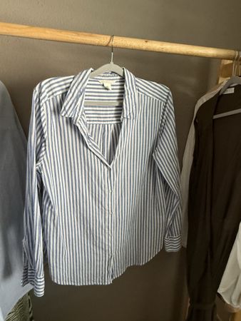 H&M Bluse gestreift blau/weiss Grösse 42 guter Zustand