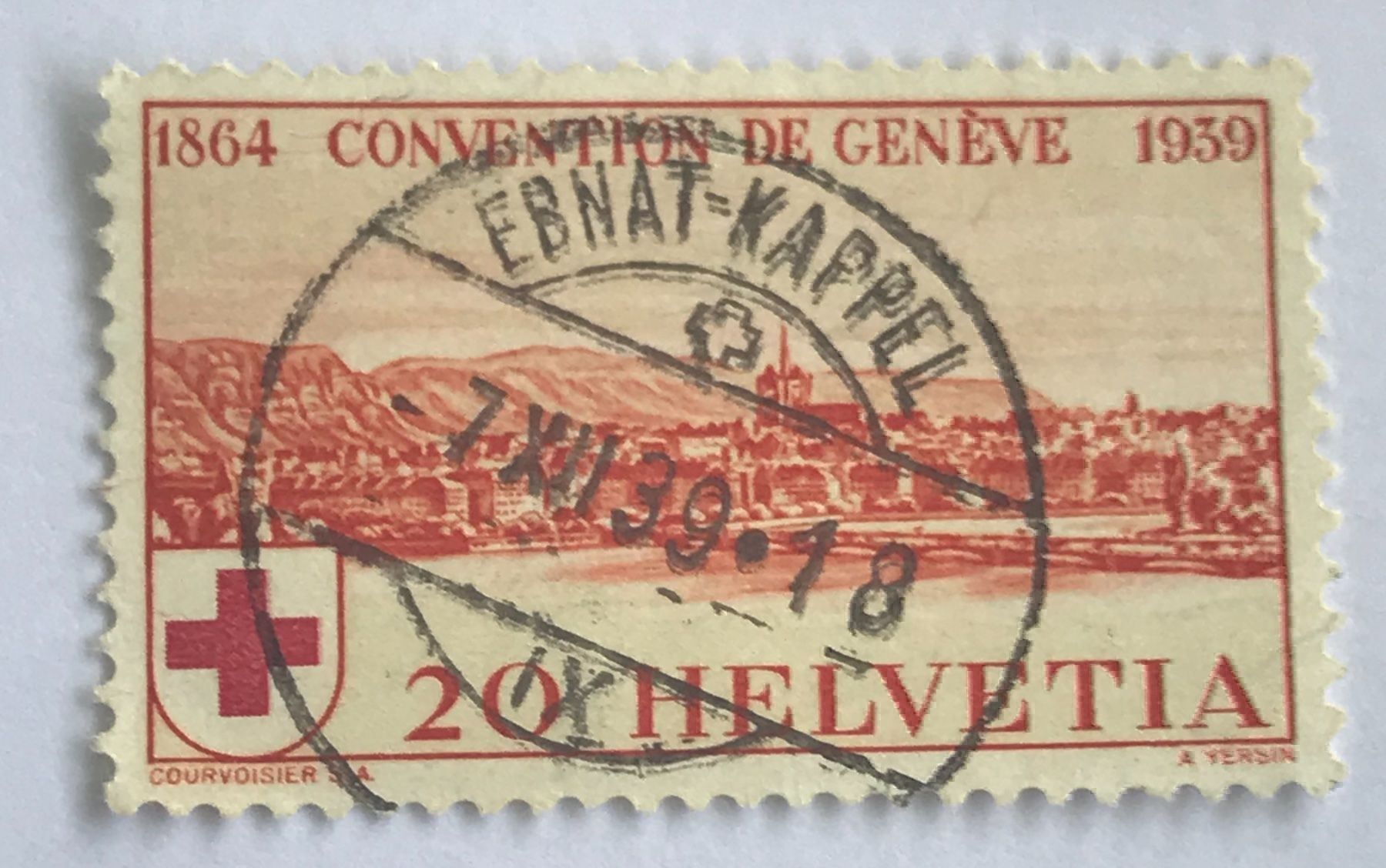 Alle Briefmarken: Nr.240  mit Vollstempel Ebnet Kappel – Gebraucht aus Aarau von Billa007