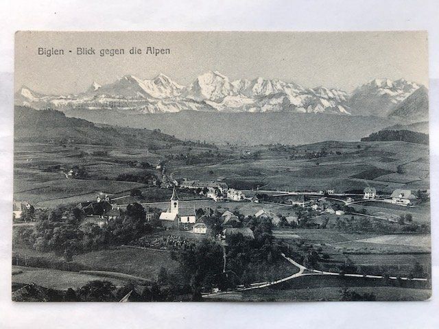 Cartoline postali: Biglen, von 1913 – Usato da Niederscherli venduto da Lucia16