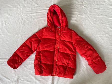 Veste hiver/doudoune capuche rouge Kiabi 12 (146-152) - neuf