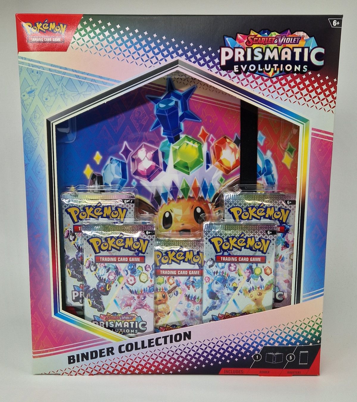 Pokémon Carte collezionabili: Pokémon SV8.5 Prismatic Evolutions Binder Collection / EN – Nuovo e nell'imballaggio originale da Niederglatt ZH venduto da RetroBros 3