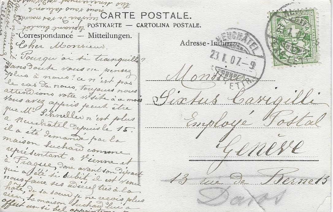 Cartoline postali: Pont Chauderon Lausanne, 1907 – Difettoso da Flims - Dorf venduto da Stagediver 1