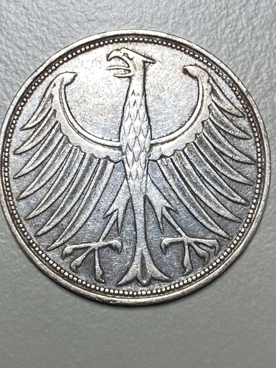 Tutti le monete: Allemagne - 5 DM - 1958 - ARGENT – Usato da Payerne venduto da Mike1682 1
