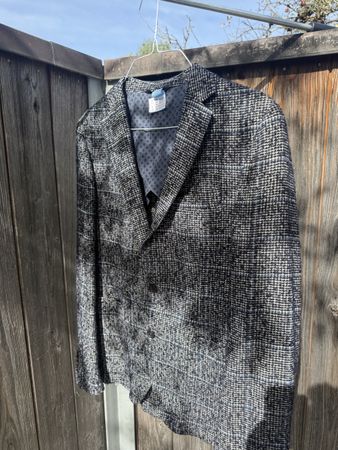 Paul Kehl Blazer Slim Fit grau kariert Gr 52