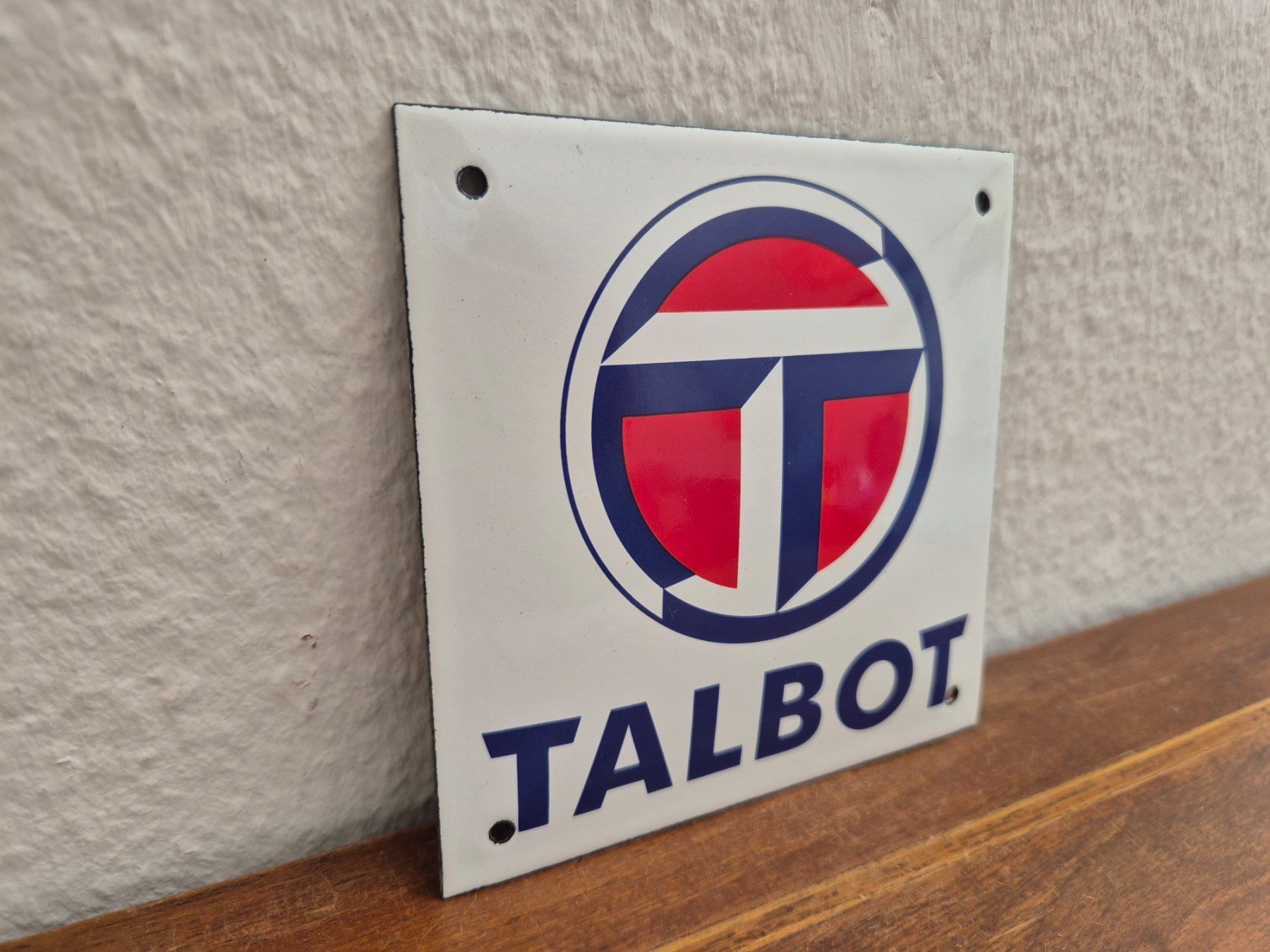 Talbot Insegne: Emailschild Talbot PSA Werkstatt Service Logo Emaille Schild – Nuovo (secondo la descrizione) da Schaffhausen venduto da pfanis09 4