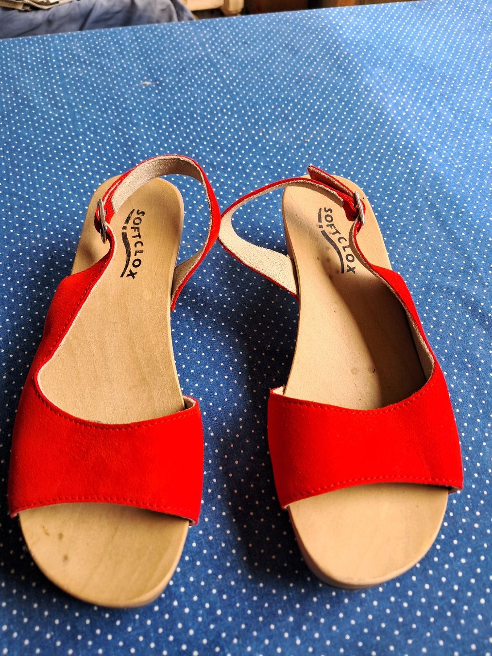 Softclox Scarpe da donna: Sandalen Softclox Konny rot Gr. 39 – Nuovo (secondo la descrizione) da Emmenbrücke venduto da Milonga2006