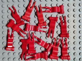 LEGO - 15x Red Flag - Wave Left - 4495a