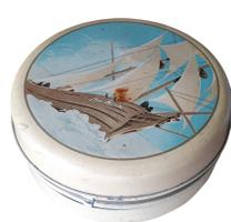 Blechdose Segelschiff antik