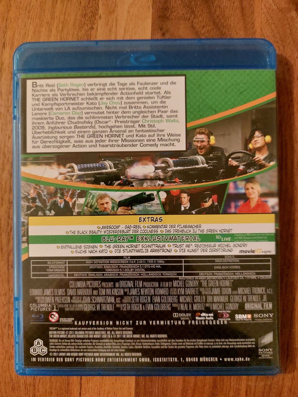 Tutti i DVDs: Blu Ray - The Green Hornet – Usato da Rheinfelden venduto da FilmAuktion 1