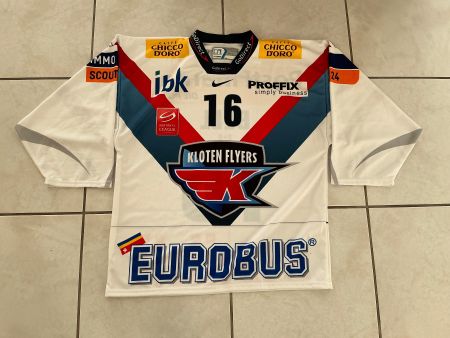 Kloten Flyers Trikot / # Mark Bell / 2010 - 2011 / Grösse L