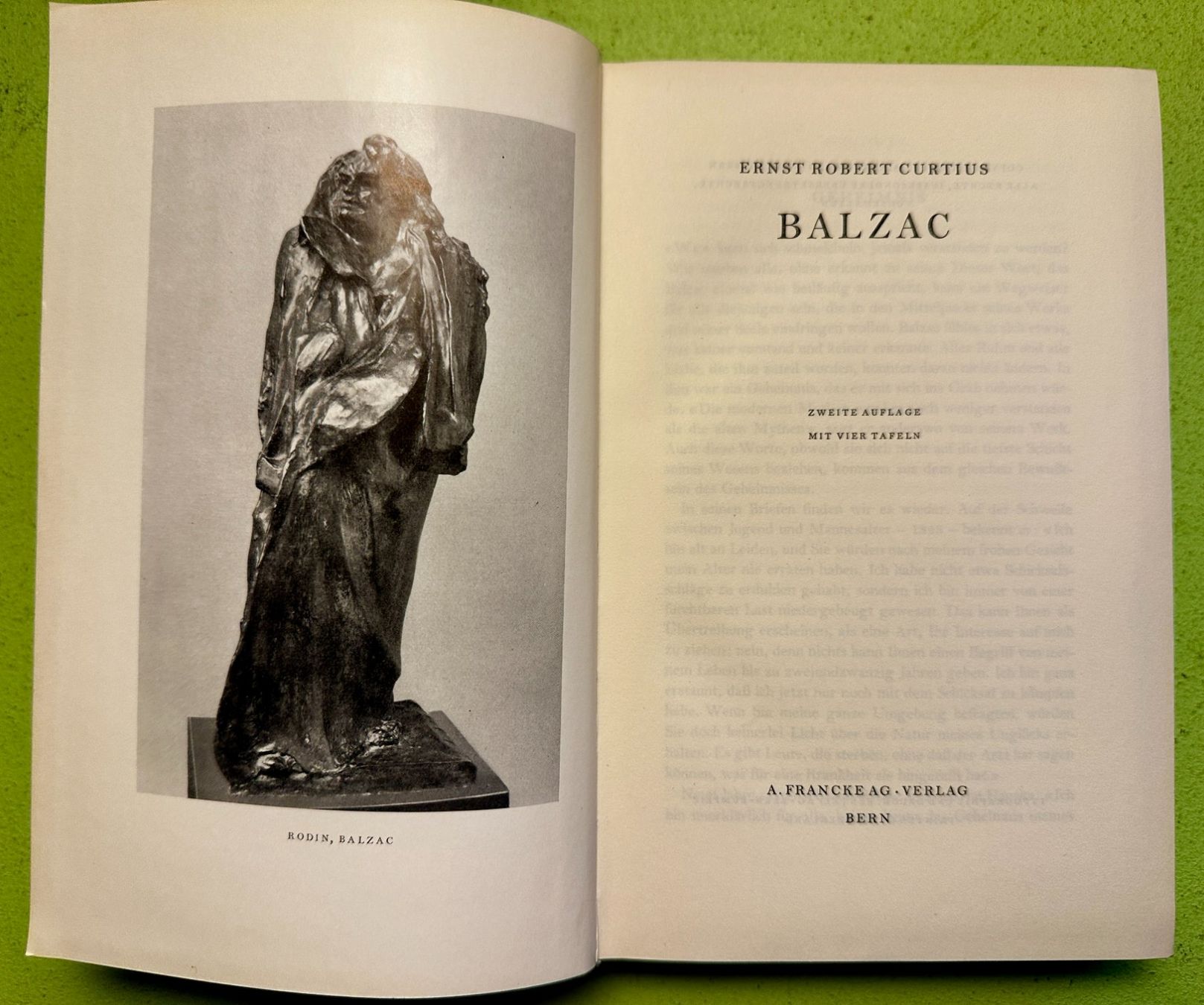 Libri: Ernst Robert Curtius: Balzac. – Usato da Zürich venduto da allp 2