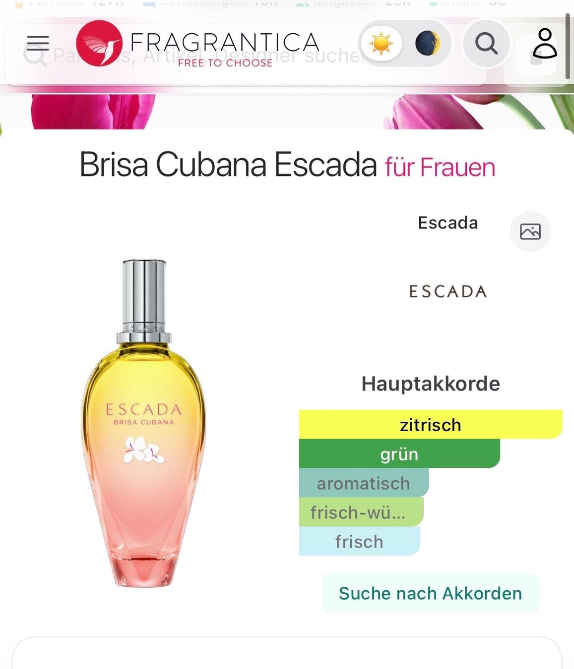 Escada Profumi & Eau de Toilette: ESCADA BRISA CUBANA EDT 2ml. Abfüllung – Usato da Zürich venduto da deruja 5