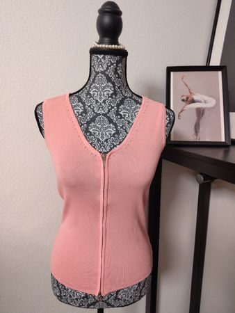 Vest Top mit Doppelzipper, Gr. S