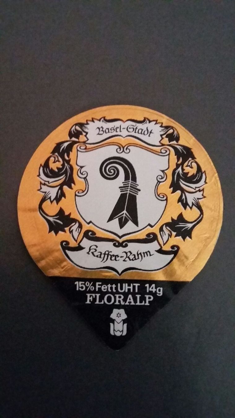 Kaffeerahmdeckel: KRD aus Serie 12 "Kantonswappen" / Nr. 5 – Gebraucht aus Goldau von Soundbookie