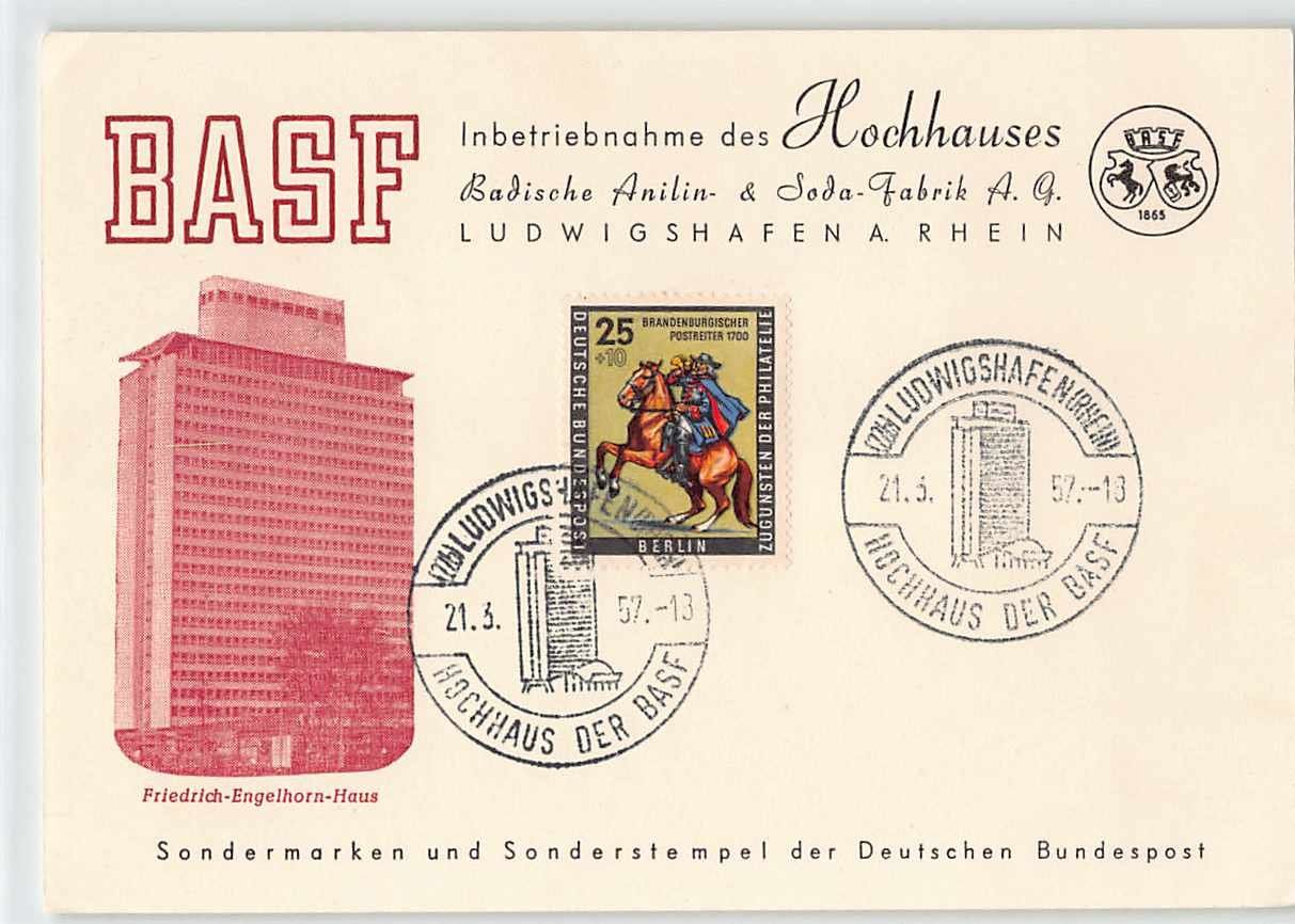 Tutti i francobolli: Interessanter Beleg DEUTSCHES REICH Germany BASF – Usato da Winterthur venduto da SchatzchischtliWinti