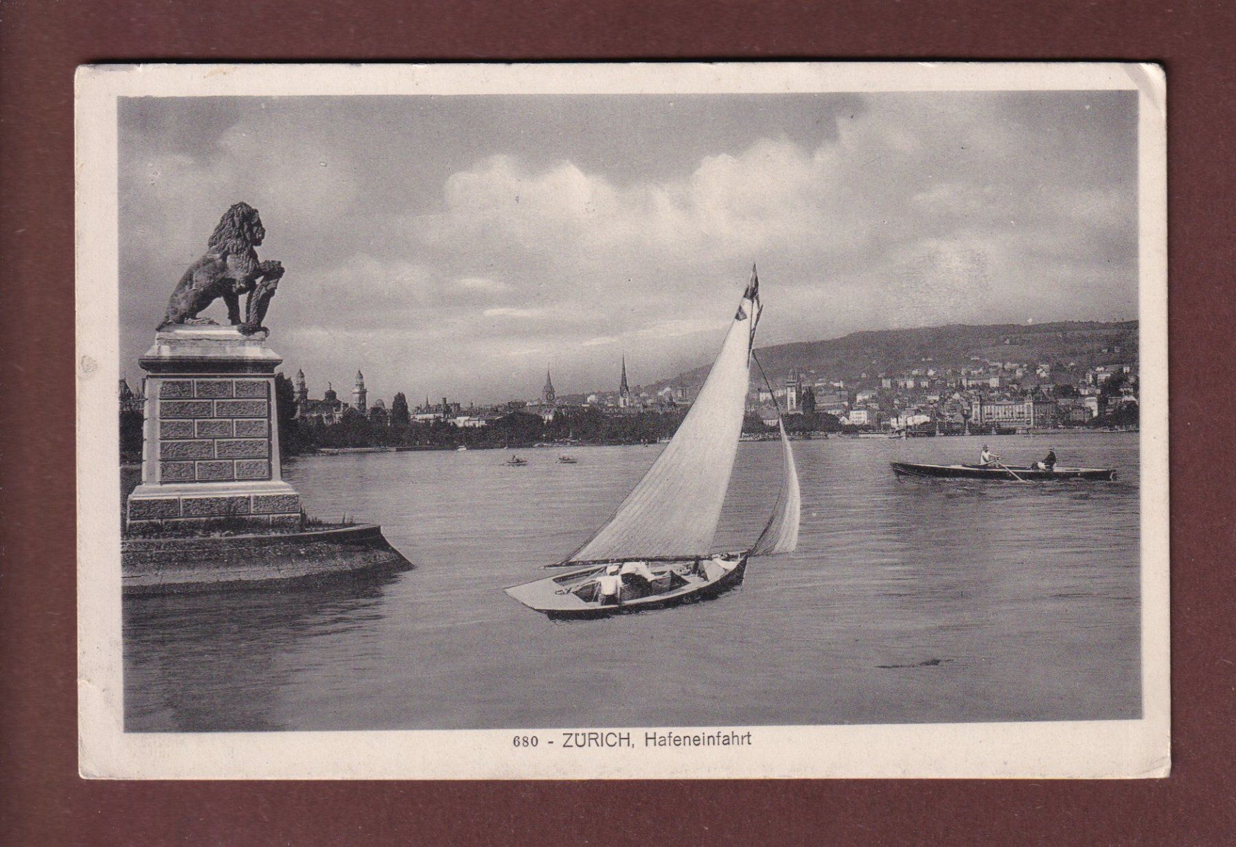 Cartoline postali: ZÜRICH - Löwe – Usato da Pully venduto da nicecards-shop