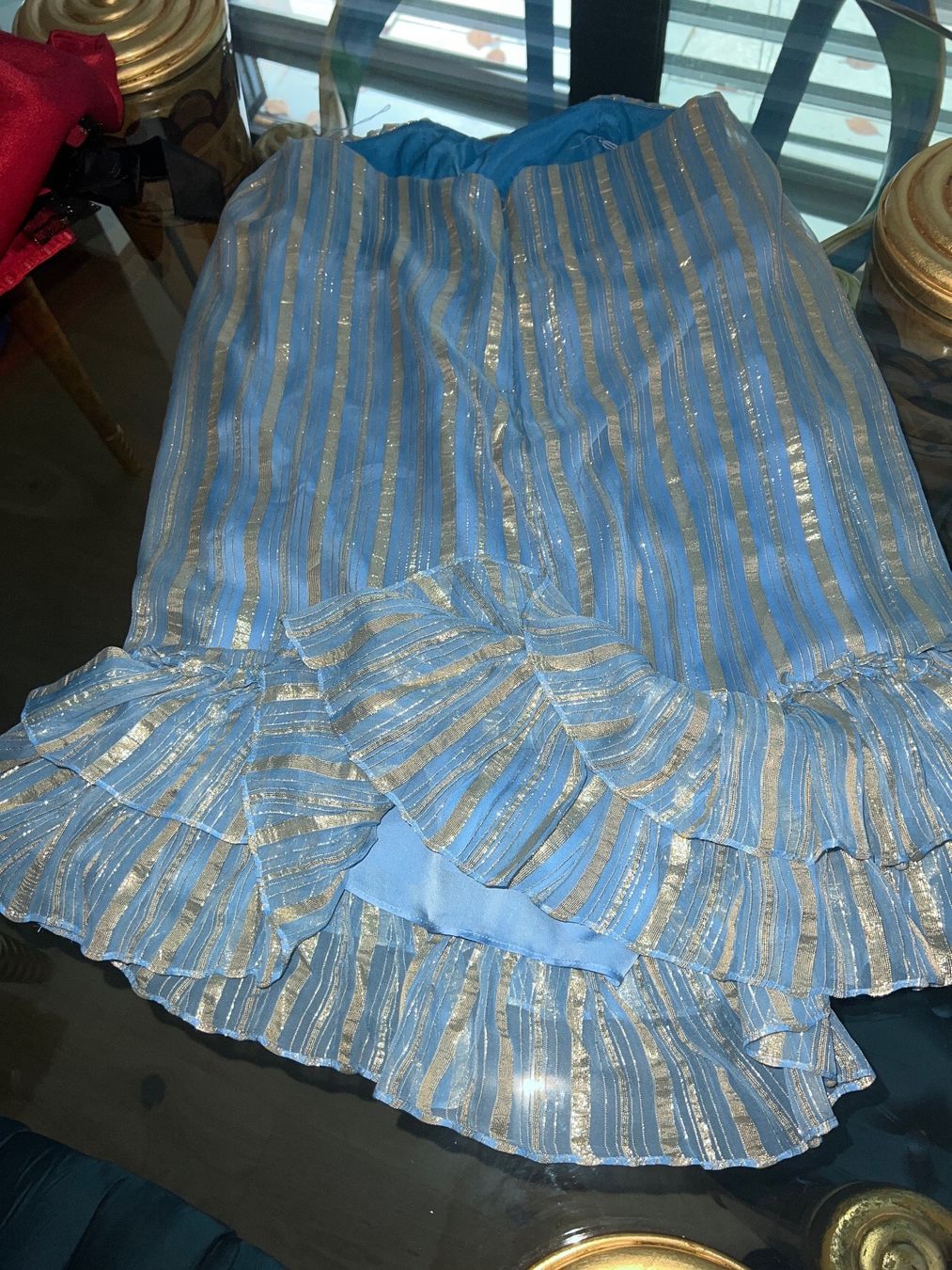 Vestiti: Jay Ahr blue  silk dress – Nuovo (secondo la descrizione) da Genève venduto da val_rp9x 6