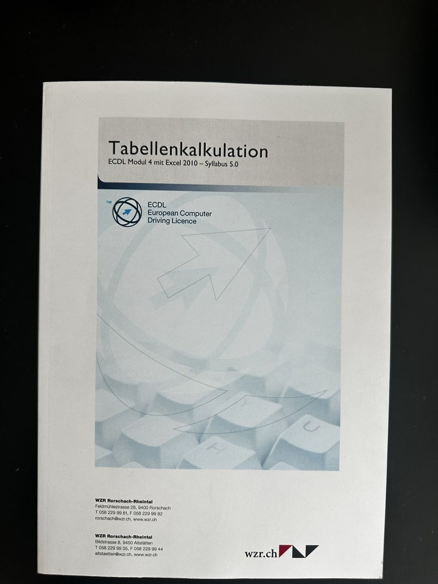 Bücher: ECDL Modul 4 Tabellenkalkulation mit Excel 2010, neu! – Neu (gemäss Beschreibung) aus Suhr von eeela01