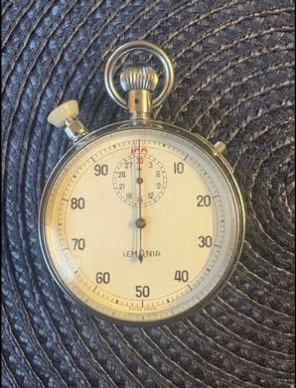 Lemania Uhren: Exklusive Vintage-Split-Stoppuhr Lemania Cal. 1900E – Gebraucht aus Basel von kia_wlc2