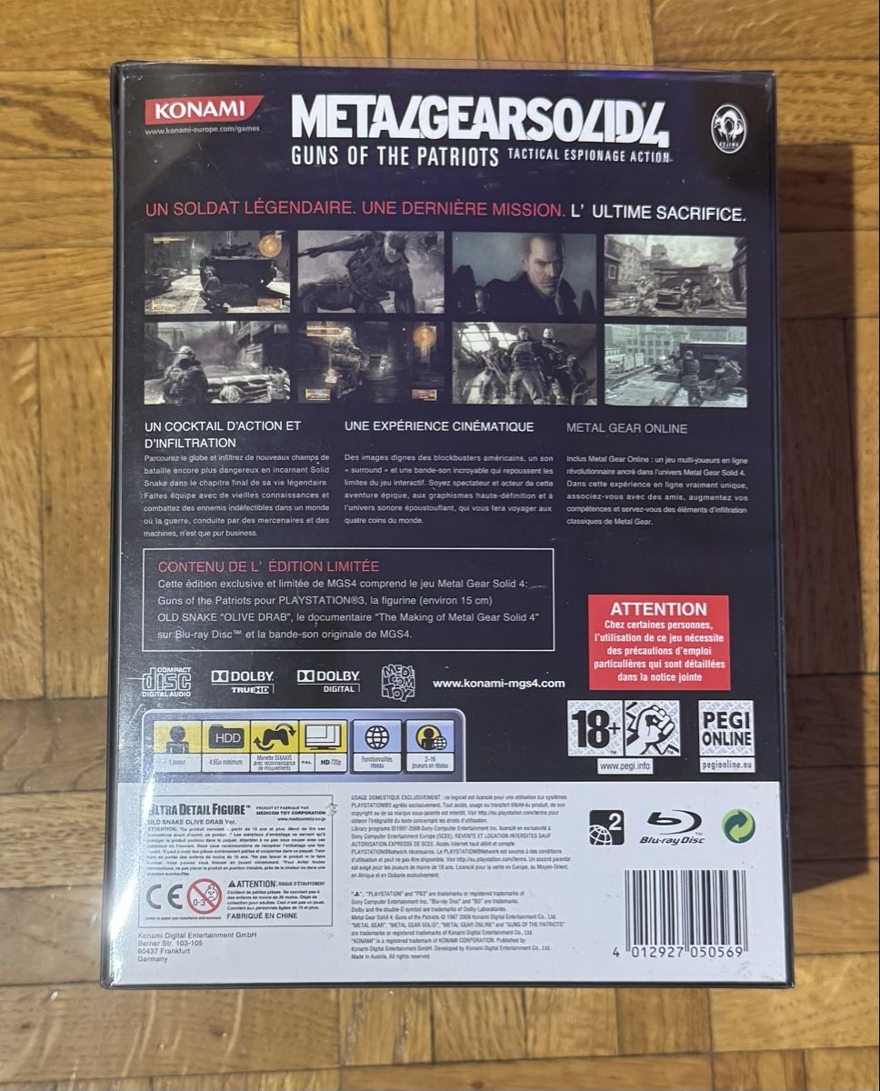 Spiele: Jeu PS3 Metal Gear Solid 4 Édition Limitée complet – Gebraucht aus Ecublens VD von Snake_sama01 2
