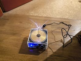 mini Tesla Spule mit Netzteil
