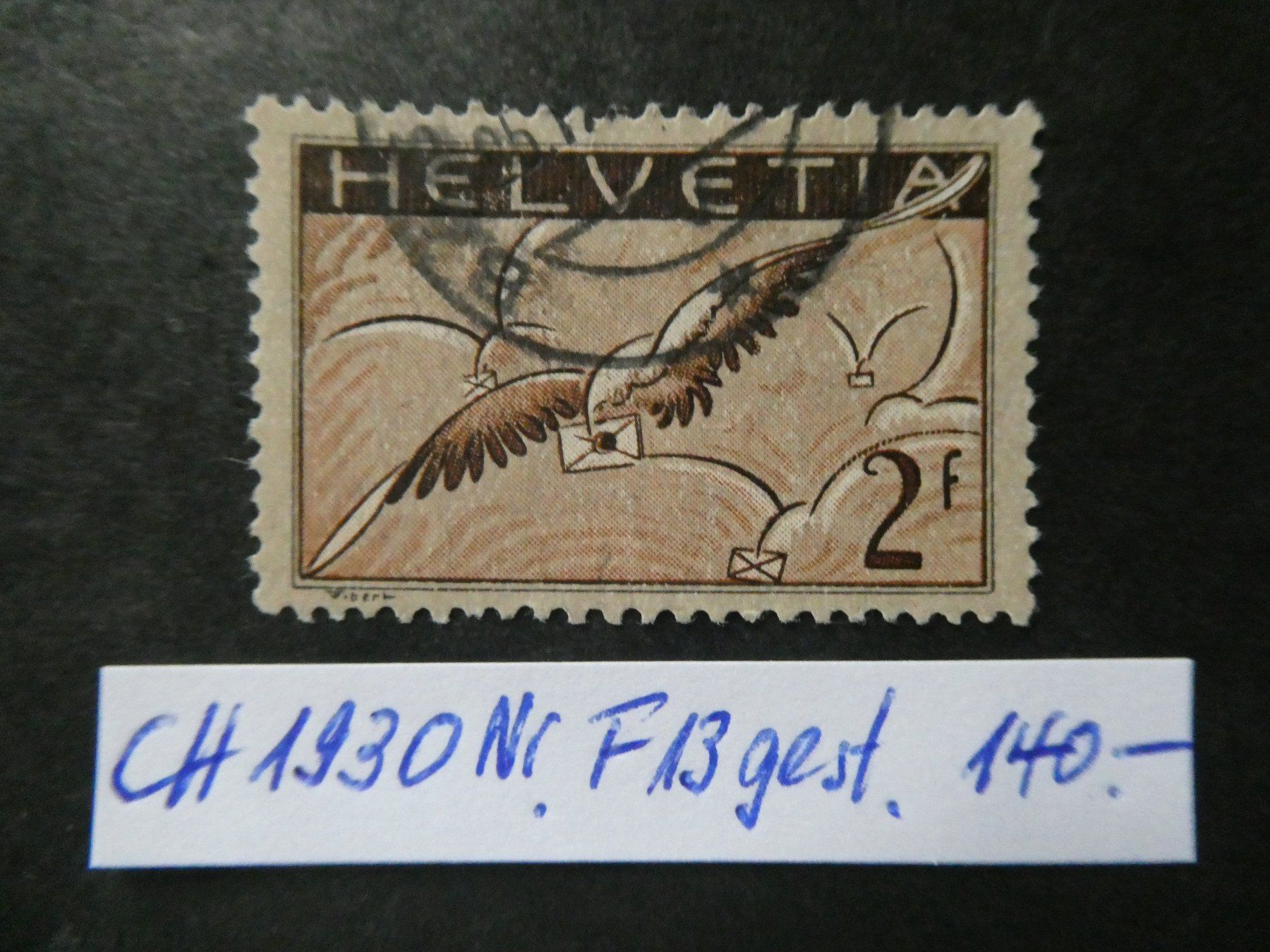 Tutti i francobolli: CH 1930 Nr. F13 gestempelt – Usato da Lausen venduto da Herbamare01